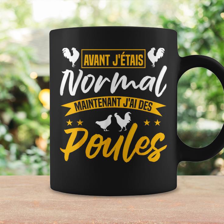 Poule Chicken J'étais Normal Maintenant J'ai Des Poules Tasse Idées cadeaux