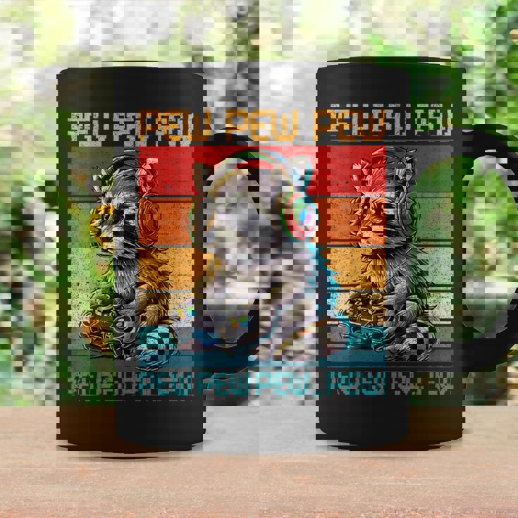 Vintage Pew Raccoon Gamer Video Games Raccoon Lovers Gaming Coffee Mug Gifts ideas Vintage Pew Raccoon Gamer Video Games Raccoon Lovers Gaming Coffee Mug Gifts ideas