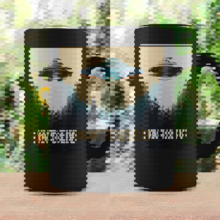 I Want To Believe ヴィンテージ Ufo エイリアン クラフト 夢の出会い コーヒーマグ ギフトのアイデア