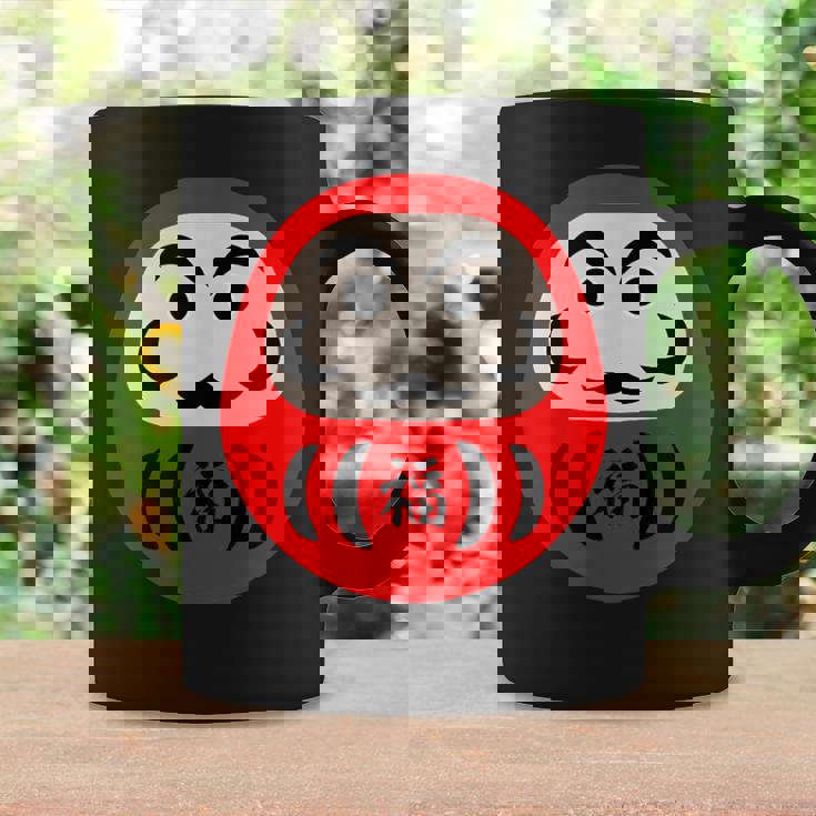 【だるま 福】面白い おもしろ 文字入り 開運グッズ 運気アップ 縁起物 ラッキー 和柄 ネタ ウケ狙い 日本 お土産 コーヒーマグ ギフトのアイデア