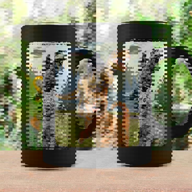 おもしろ猫 ゴリラ 恐竜 Ufo ミーム 不条理なユーモアシーン コーヒーマグ ギフトのアイデア