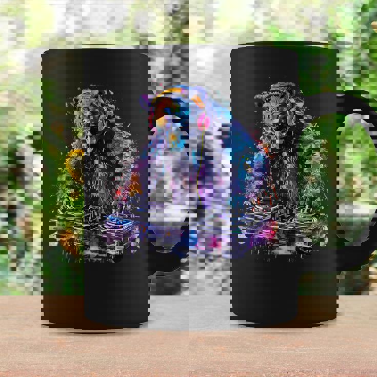 くま Dj ビートメーカー ターンテーブル Dj くま ダンス 音楽 熊の恋人 コーヒーマグ ギフトのアイデア