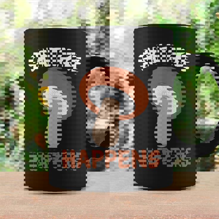 しいたけが起こる 菌類マッシュルーム コーヒーマグ ギフトのアイデア