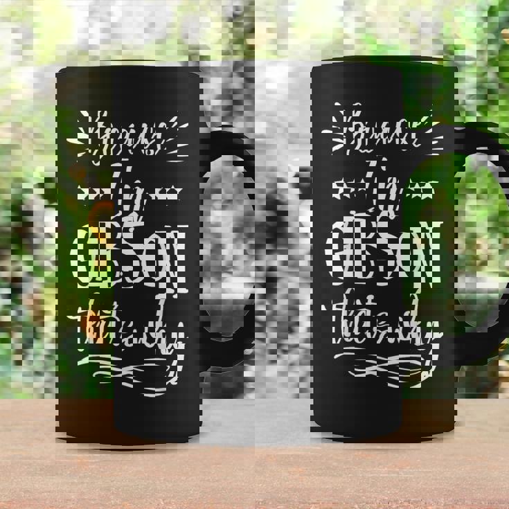 だって私はギブソンだから面白い コーヒーマグ ギフトのアイデア