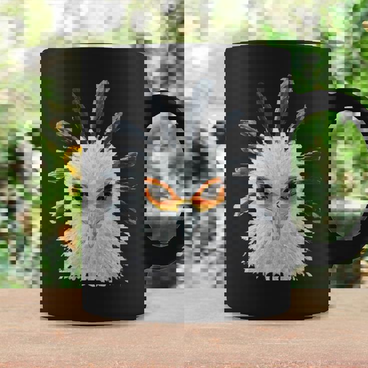 アクリル画アート ヘビクイワシ デザイン 長袖tシャツ コーヒーマグ ギフトのアイデア