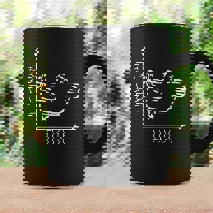 ウィトゲンシュタインのウサギのアヒル 前から後ろへの光のイリュージョン コーヒーマグ ギフトのアイデア