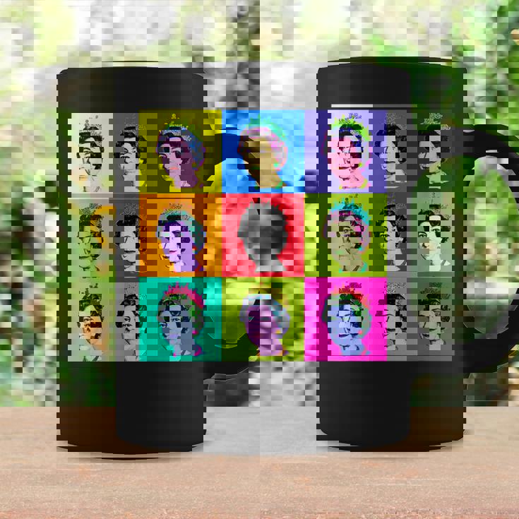 エリザベス 9 正方形タイル ポップアート イギリスの女王 コーヒーマグ ギフトのアイデア