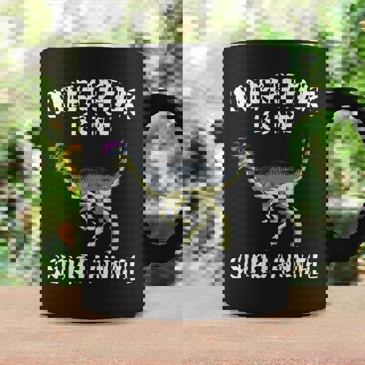 オビラプトルは俺の精霊動物恐竜好き コーヒーマグ ギフトのアイデア