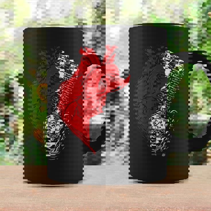 オートバイ エンジン バイカー アンチバレンタインデー 面白いグラフィック コーヒーマグ ギフトのアイデア