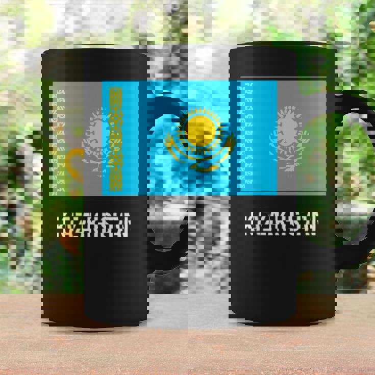 カザフスタン フラッグシャツ コーヒーマグ ギフトのアイデア