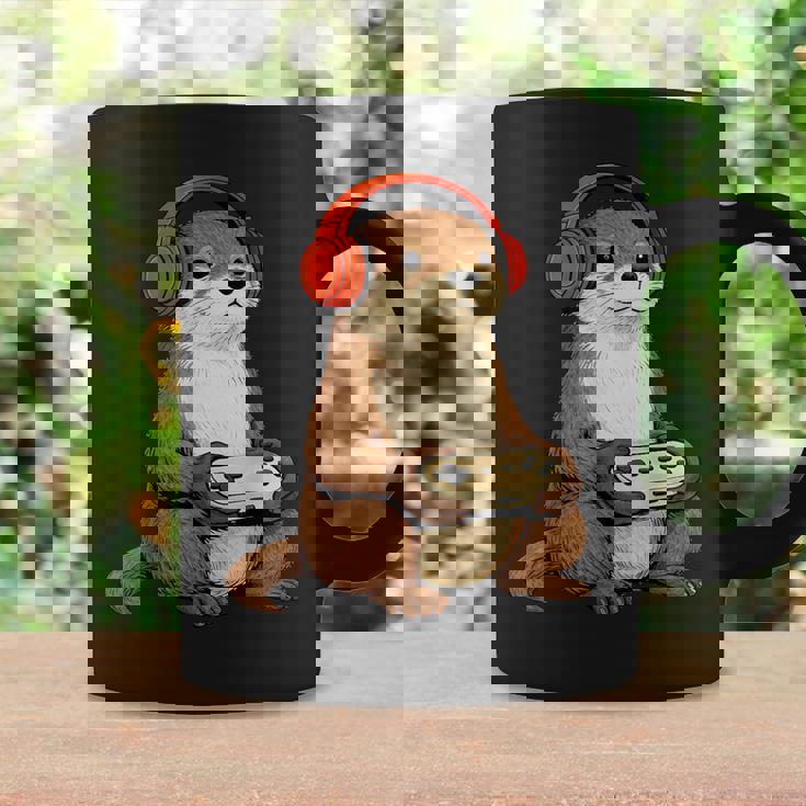 カワイイ カワウソ ゲーム アニメ レトロ 日本の芸術作品 ゲーマー 面白い コーヒーマグ ギフトのアイデア