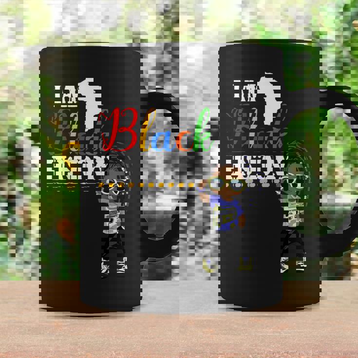 キッズ アイ・アム・ブラック・ヒストリー・シャツキッズガールズブラック・ヒストリー・マンス用 コーヒーマグ ギフトのアイデア