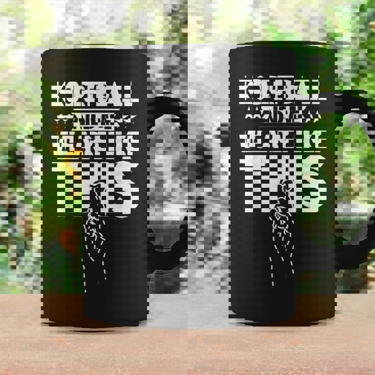 コーフボールと私、こんな感じです コーヒーマグ ギフトのアイデア