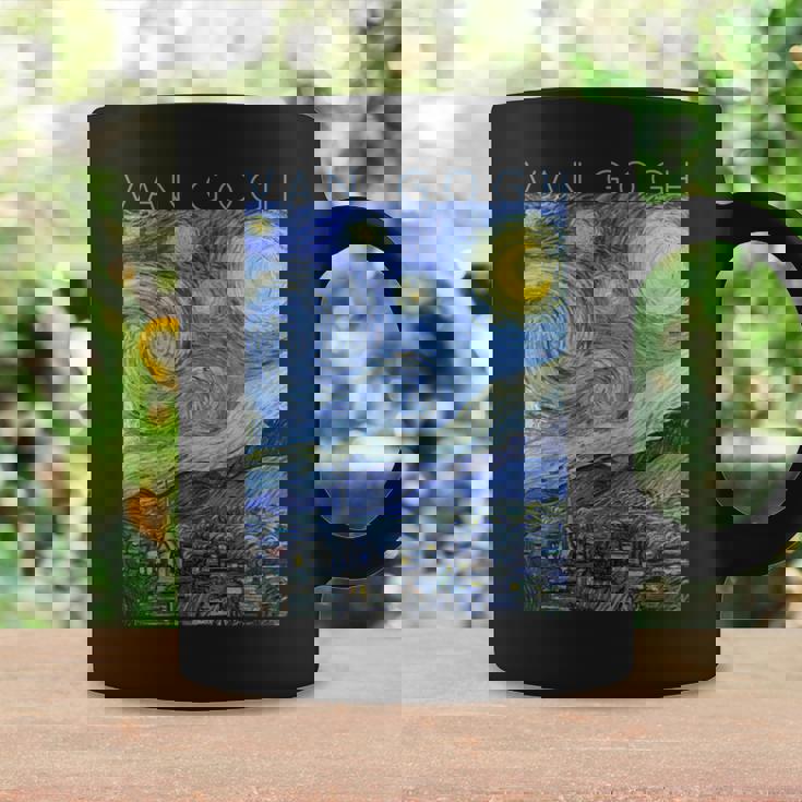 ゴッホ 星月夜 芸術家のためのアート 長袖tシャツ コーヒーマグ ギフトのアイデア