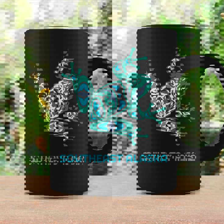 サウスイーストアラスカ フロッグ パシフィック Nw ネイティブ コーヒーマグ ギフトのアイデア