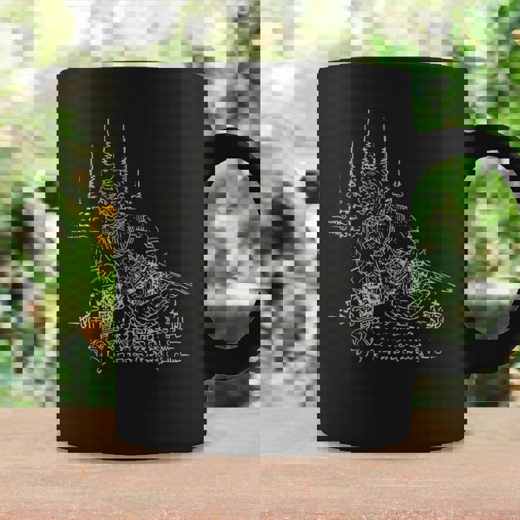 サックヤントタイタトゥーハヌマーン神話ヤントラタイギフト コーヒーマグ ギフトのアイデア
