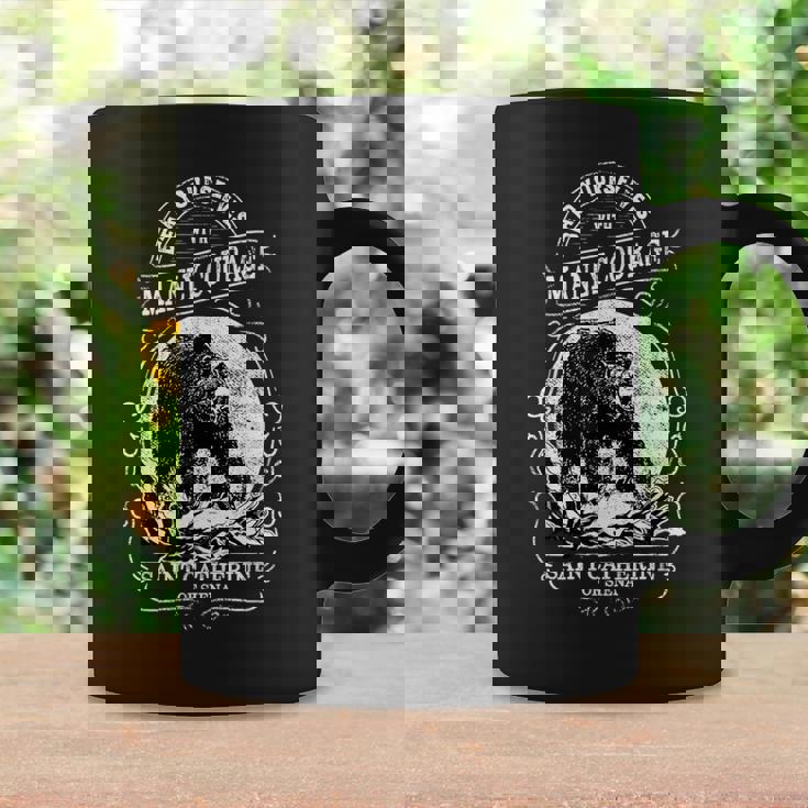 シエナの聖カタリナ 引用 クマの男らしい勇気 カトリック男性 コーヒーマグ ギフトのアイデア