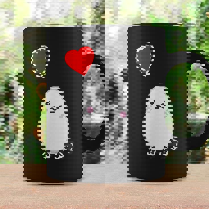 シマエナガ『ハート』白い鳥【どうぶつフレンズ】動物 ゆるくて かわいい コーヒーマグ ギフトのアイデア