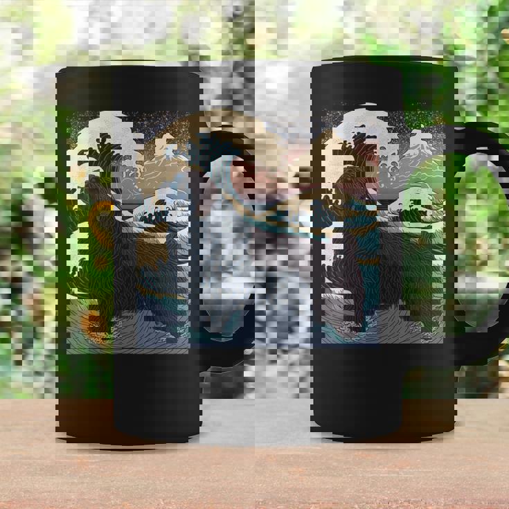 シュールレアリズム 日本画 ニューファンドランド 犬 コーヒーマグ ギフトのアイデア