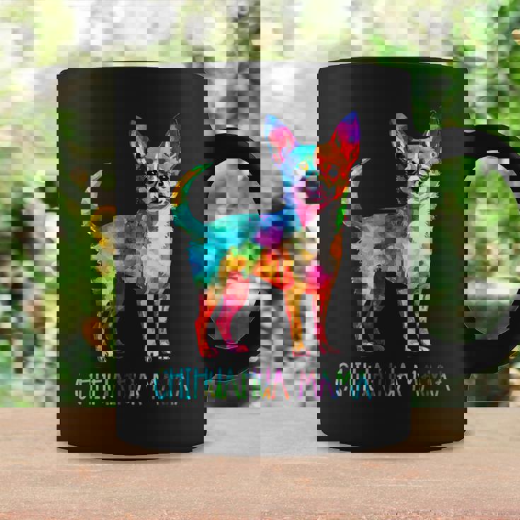 チワワ ママ 水彩画 芸術的 犬 恋人 ティーカップ コーヒーマグ ギフトのアイデア