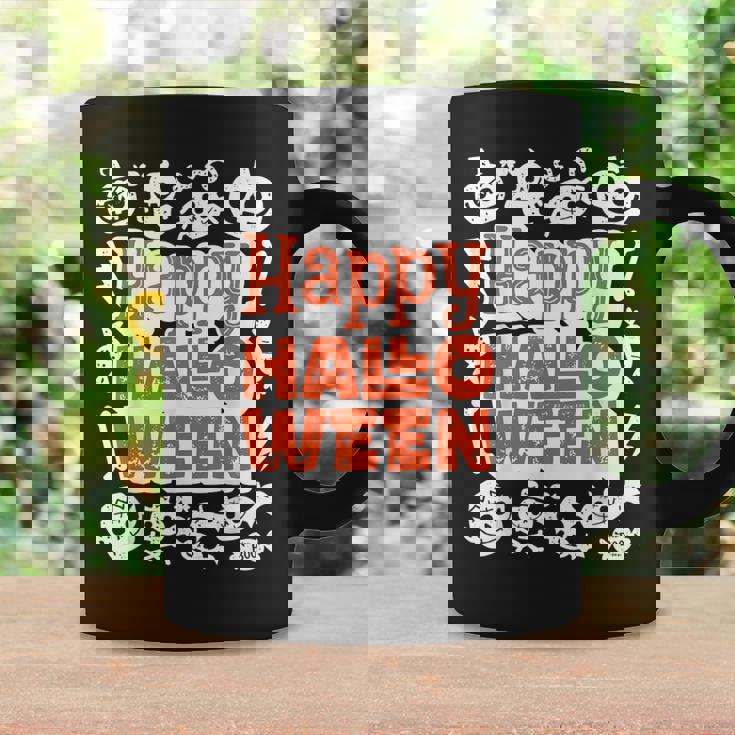 ハッピーハロウィン 子供 大人 男性 女性 キュート ビンテージ コーヒーマグ ギフトのアイデア