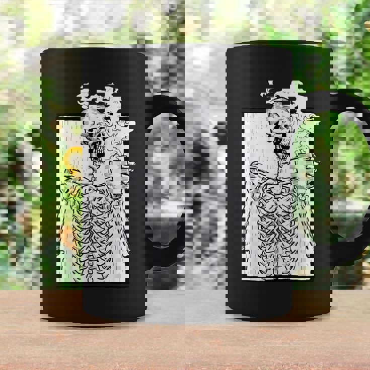 ハロウィーン コーヒー ドリンク スケルトン コーヒースカル コーヒーマグ ギフトのアイデア