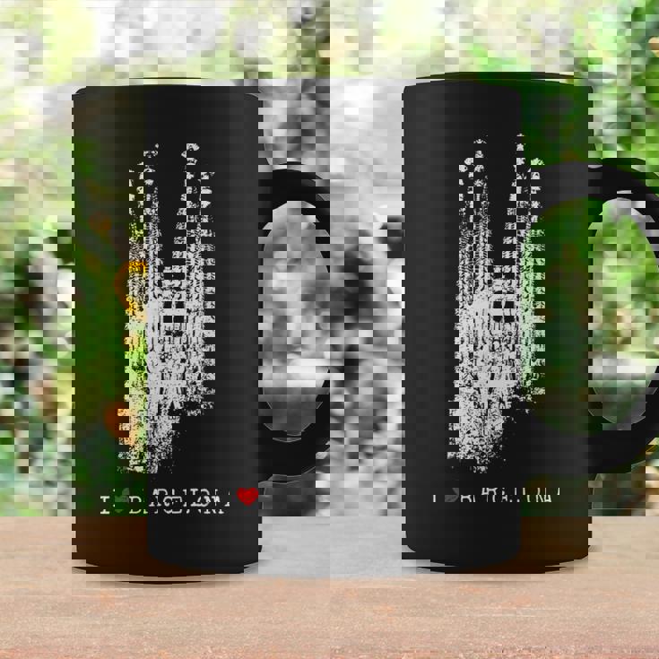 バルセロナ サグラダファミリア ヴィンテージ スパニッシュ I Love Barcelona コーヒーマグ ギフトのアイデア