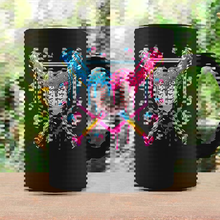 バレンタイン 野球 ハート 滴る アイスクリーム ミニハート コーヒーマグ ギフトのアイデア