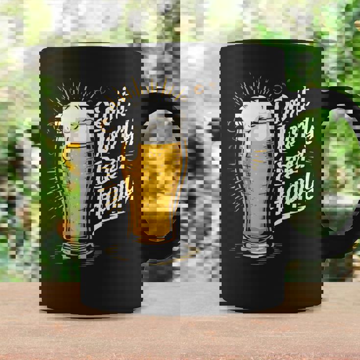 ビール ハッピー ビール好き Don't Worry Beer Happy Beer Drinker コーヒーマグ ギフトのアイデア