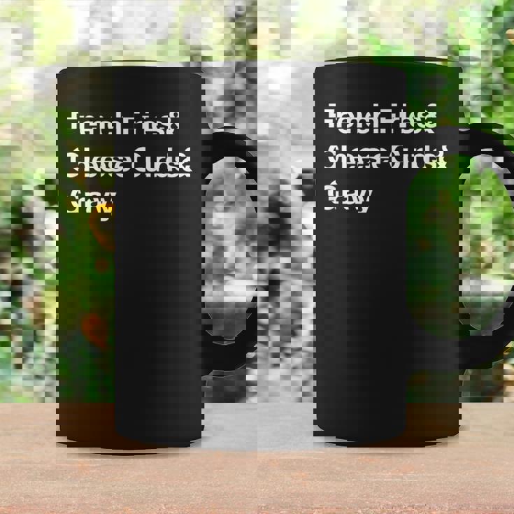 プーチンフライドポテト・チーズカード・グレービー コーヒーマグ ギフトのアイデア