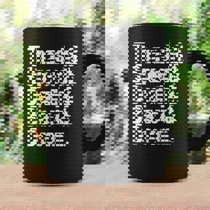 ヘヴィメタル音楽ファンリスト スラッシュスピード ドゥーム デス ブラック コーヒーマグ ギフトのアイデア