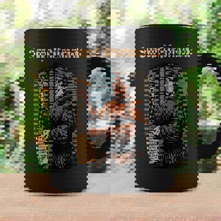 マルティン・ルター宗教改革 ゼンパー・レフォルマンダ・クリスチャン コーヒーマグ ギフトのアイデア