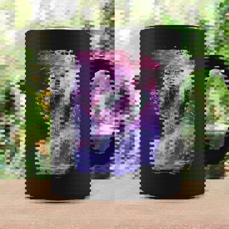 モンスター・クラーケン カワウソ神話 深海の生き物 コーヒーマグ ギフトのアイデア