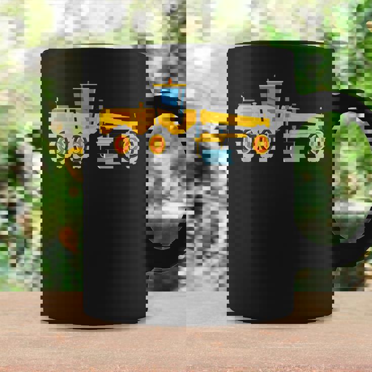 モーターグレーダー大好き、メンズ・ボーイズ・キッズ コーヒーマグ ギフトのアイデア