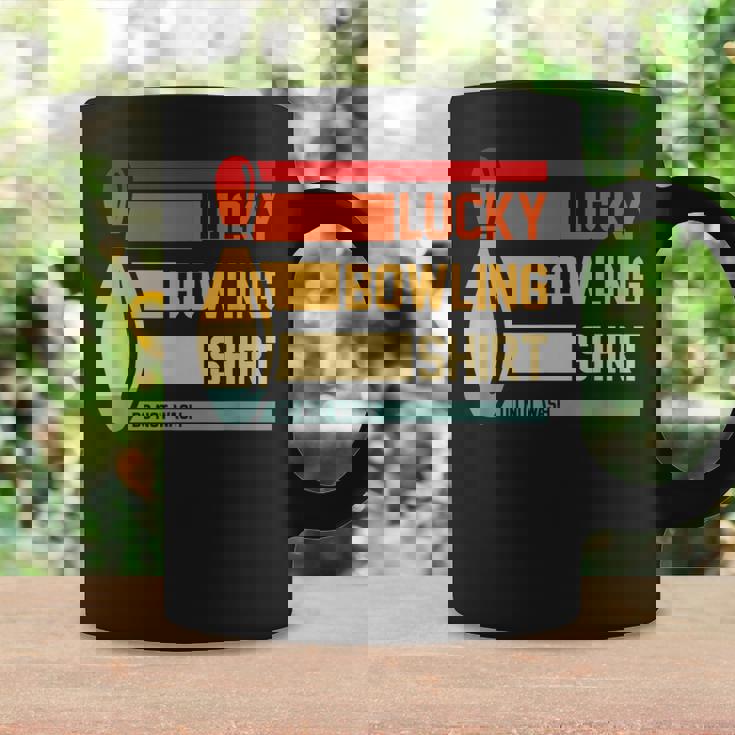 ラッキーボーリングシャツ おもしろボーリングトーナメントボウラーヴィンテージ コーヒーマグ ギフトのアイデア
