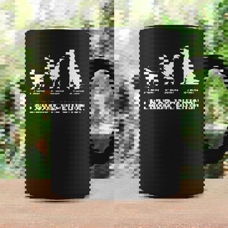 ラブラドールレトリバー エボリューションデザイン ラブラドールオーナー向け 長袖tシャツ コーヒーマグ ギフトのアイデア