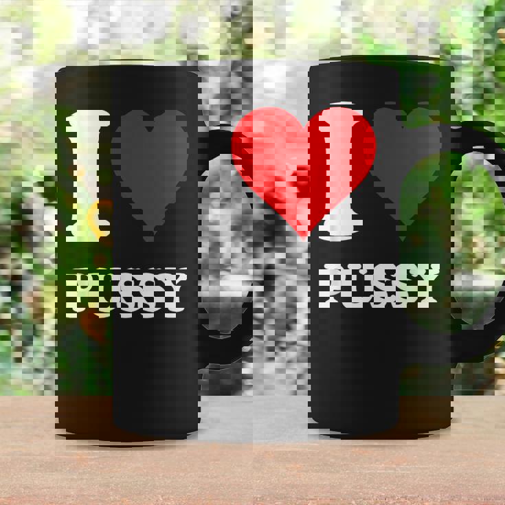 レッドハート I Love Pussy コーヒーマグ ギフトのアイデア