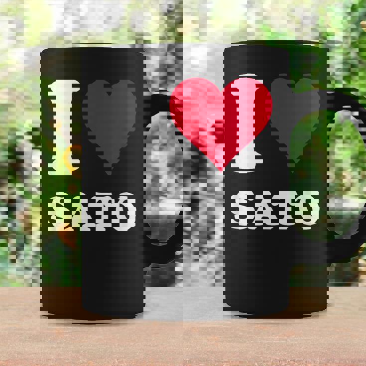 レッドハート I Loveato コーヒーマグ ギフトのアイデア