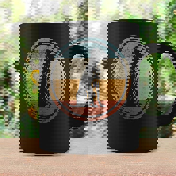 レトロなビンテージ デザインのワイマラナー犬 コーヒーマグ ギフトのアイデア