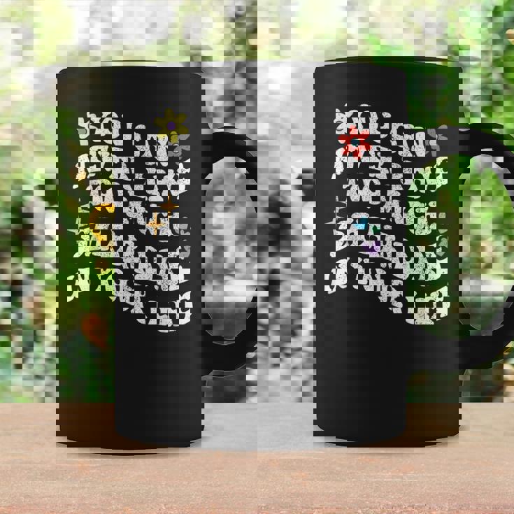 レトログルーヴィー。シャデーが多すぎることはありません。 コーヒーマグ ギフトのアイデア