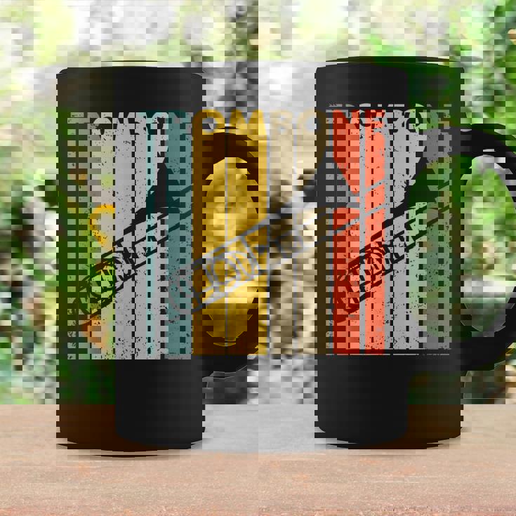 レトロトロンボーン I マーチングバンド I 吹奏楽部 I トロンボーン コーヒーマグ ギフトのアイデア