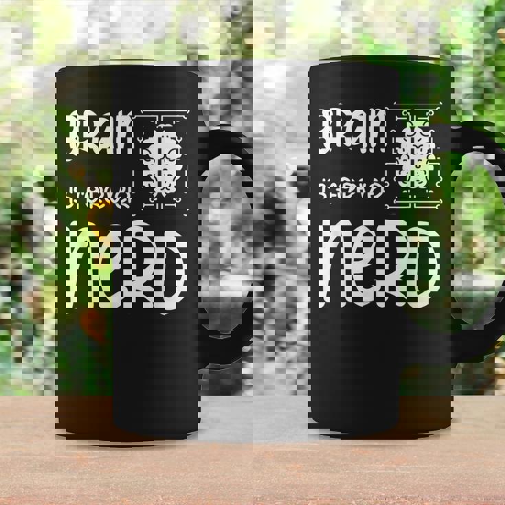 ヴィンテージ NERDファレル Brain Is Forever Nerd ギフトアイデア コーヒーマグ ギフトのアイデア