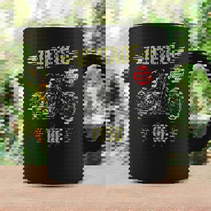 ヴィンテージ クラシック 誕生 1956 70歳の誕生日 レトロ バイク コーヒーマグ ギフトのアイデア