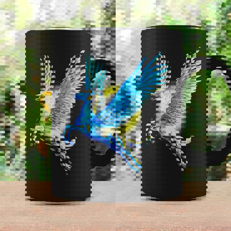 ヴィンテージ ペガサス 神話 ギリシャ空飛ぶ馬 神話 コーヒーマグ ギフトのアイデア