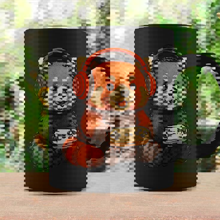 日本のレッサーパンダ ゲーマー アニメ レトロ ビデオゲーム ヴィンテージ コーヒーマグ ギフトのアイデア