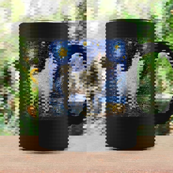 星月夜の犬 ヴァン・ゴッホ サモエド コーヒーマグ ギフトのアイデア