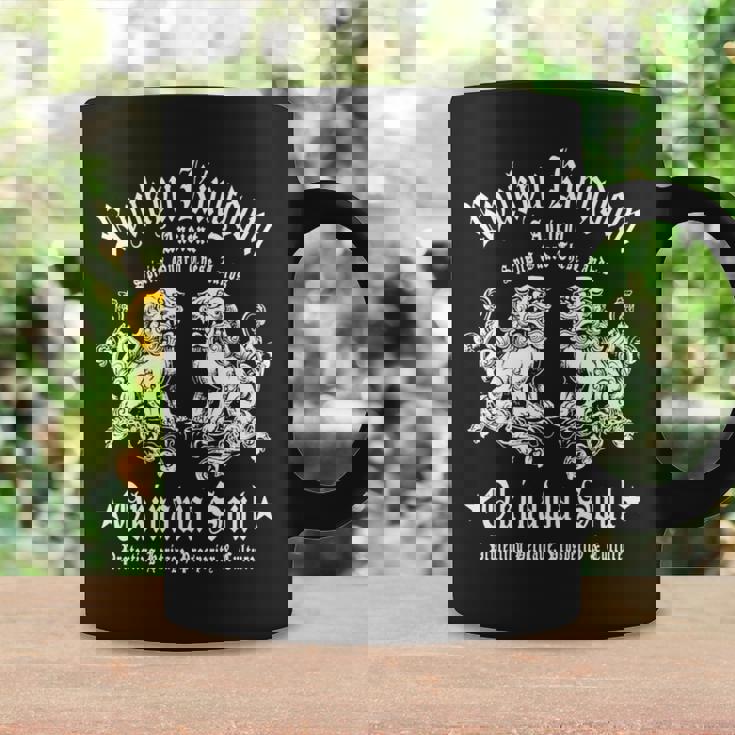 沖縄 日本 お土産 シーサーライオンズ 琉球諸島 和 長袖tシャツ コーヒーマグ ギフトのアイデア