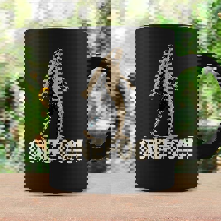 泥足切断者の冗談 脚切断者のための義足デザイン コーヒーマグ ギフトのアイデア