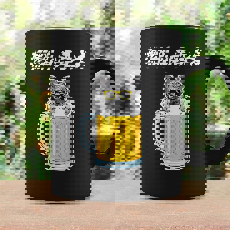 燃料は酒 ヨークシャーテリア グッズ 犬好き おもしろ 面白い ネタ 笑える 飲み会 コーヒーマグ ギフトのアイデア