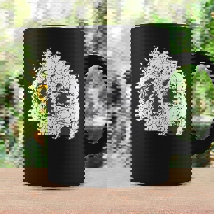 猫 ガイコツ メンズ おもしろ かわいい ネコ 面白いtシャツ 動物 メンズ レディース にゃんこ ネタ 服 長袖tシャツ コーヒーマグ ギフトのアイデア